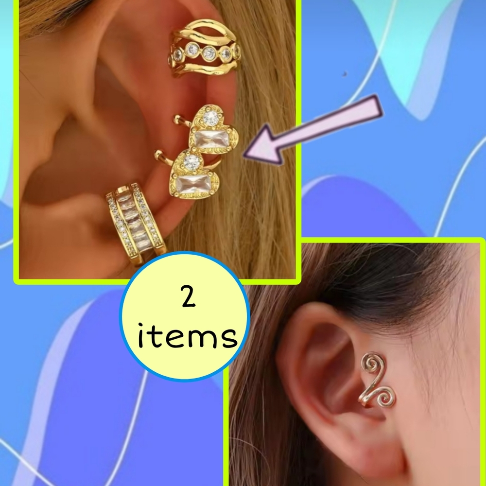2 Ear Cuffs